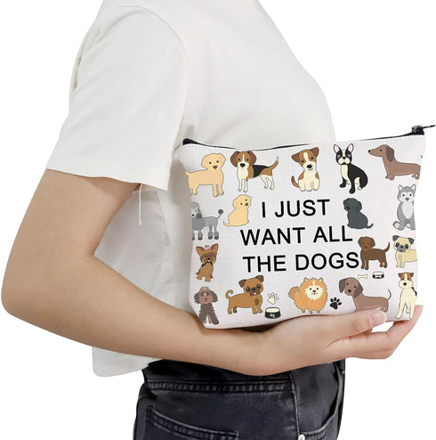 Dog Lover Gift - Dog Mom Cosmetic Bag ()